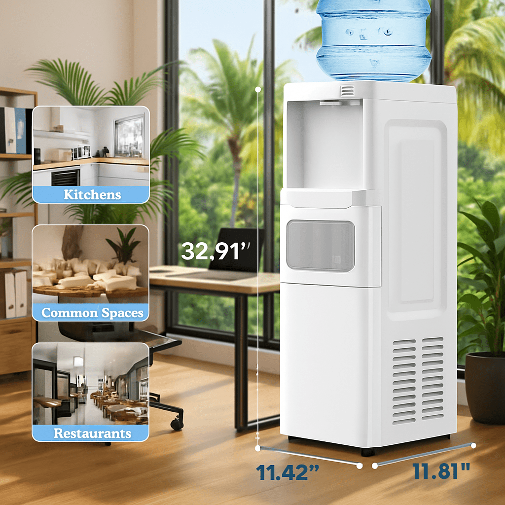 3-in-1 Water Cooler with Ice Maker - Image 3