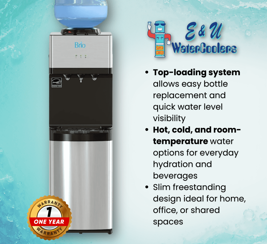 Top Load Hot and Cold Water Cooler by Brio